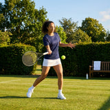 Women's Tennis Shirt made from lightweight polyester, available in 5 sizes - product detail