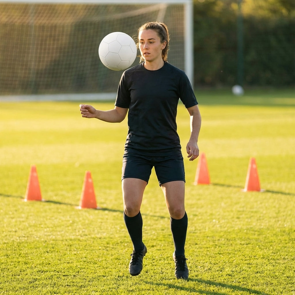 Lightweight football with EVA foam for heading practice