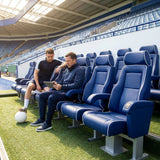 Luxury stadium seats with customisable marine vinyl and rustproof steel frame - product detail