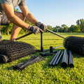 Golf Cage Replacement Parts including steel tubes and netting - product detail
