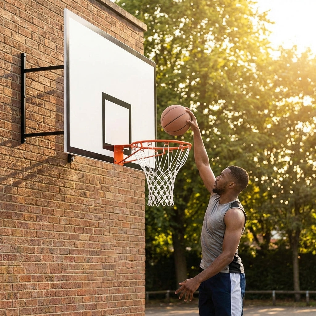 Heavy Duty Basketball Hoop Wall Mount for Indoor and Outdoor Use