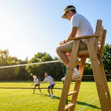 Wooden Badminton Umpires Chair in traditional green for competitive use - product detail