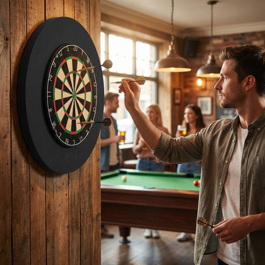 Dartboard surround made of EVA foam available in multiple colours