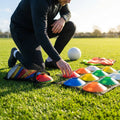 Mini flat disc markers in assorted colours for indoor and outdoor training - product detail