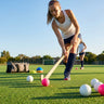 Training Hockey Balls – White/Fluro Pink – Grade 1 PVC – Home & Club Practice