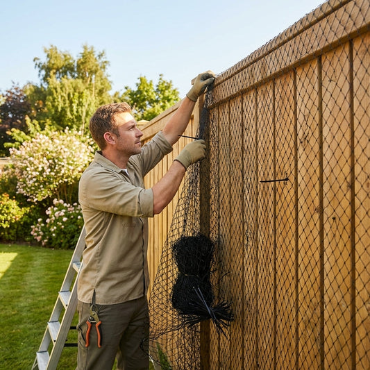 Heavy Duty Bird Netting made from high-density polyethylene