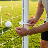 Arrow net hooks for football goals, available in 20 and 40 pack