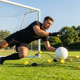 Ball deflector training equipment for sports with PVC and steel - product detail