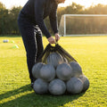 Sports Ball Carry Bag in Black Mesh Material - product detail