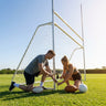 Aluminium Combi Goal Posts – 12x6ft – Reinforced Aluminium – Youth Sports