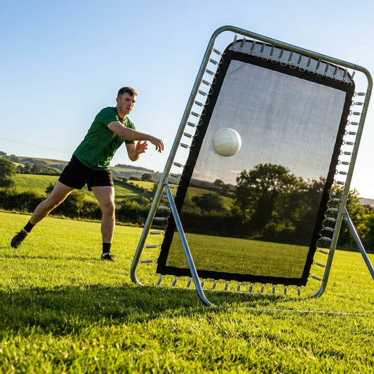 GAA Rebounder Net with galvanised steel frame - product detail