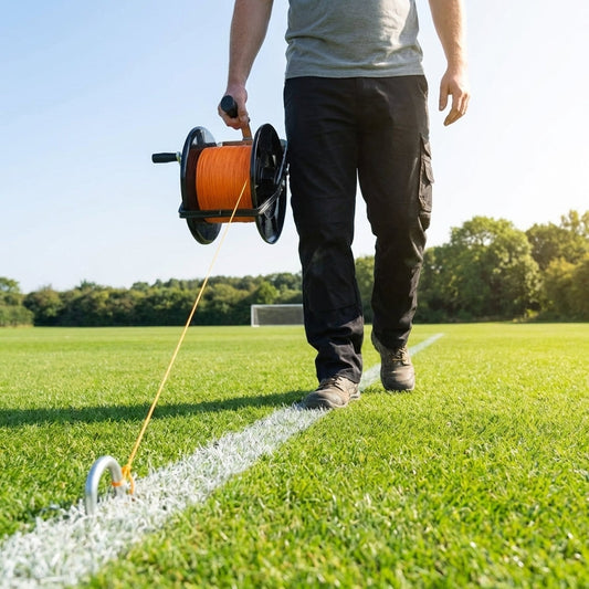 Line marking reel with 200m capacity for sports pitches - product detail