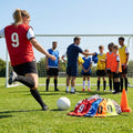 Sports team numbered bibs in vibrant colours for all ages - product detail