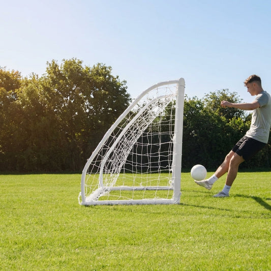 8ft x 4ft durable football goal post with uPVC construction