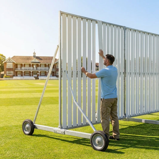 Cricket Sight Screen with galvanised steel frame for professional grounds