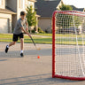Street Hockey Goal – 6ft x 4ft Red – Galvanised Steel – Recreational & Competitive Use