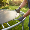 Trampoline spring tool with ergonomic handle and steel hook - product detail