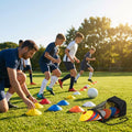 Rubber Flat Disc Markers in multi-colour for training and games