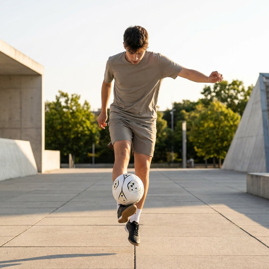 Freestyle Football Size 5 Durable PVC for Indoor Outdoor Play