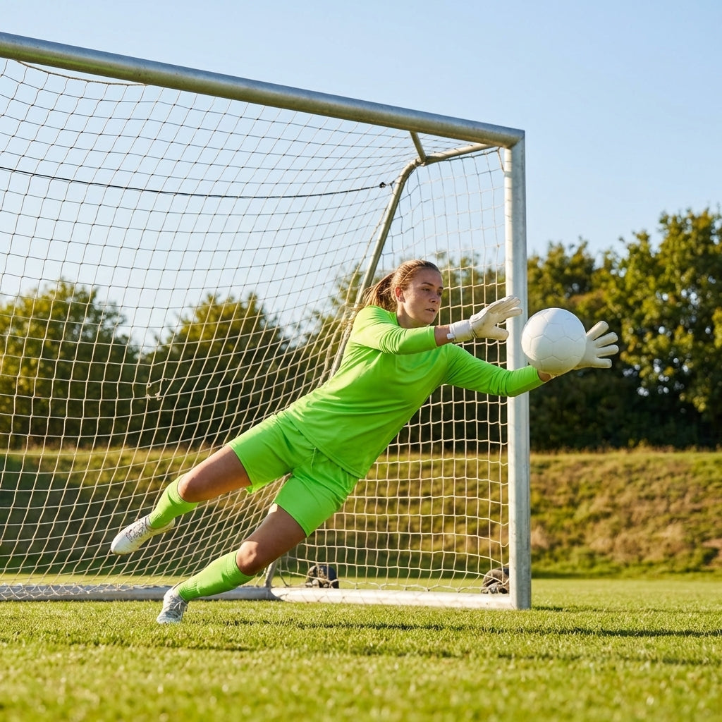 Goalkeeper shirt made from polyester, ideal for football - product detail