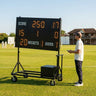Electronic Cricket Scoreboard – 1.1m x 1.2m – Anodised Aluminium – Clubs & Schools