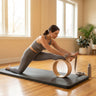 Yoga Equipment Set – Blue or Grey – Durable PVC & EVA – Home & Studio Use