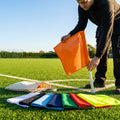 Customisable football corner flags in various colours and weatherproof design - product detail