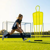 Hockey Training Mannequin in Fluorescent Yellow for Outdoor Use - product detail