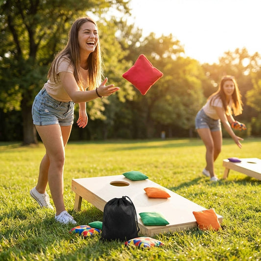 Colourful bean bags for educational and recreational use - product detail