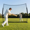 Cricket backstop net with knotless polyester for indoor and outdoor use - product detail