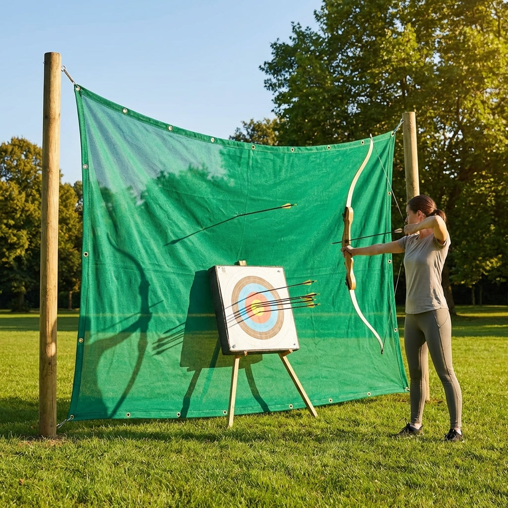 High-quality nylon mesh archery backstop net