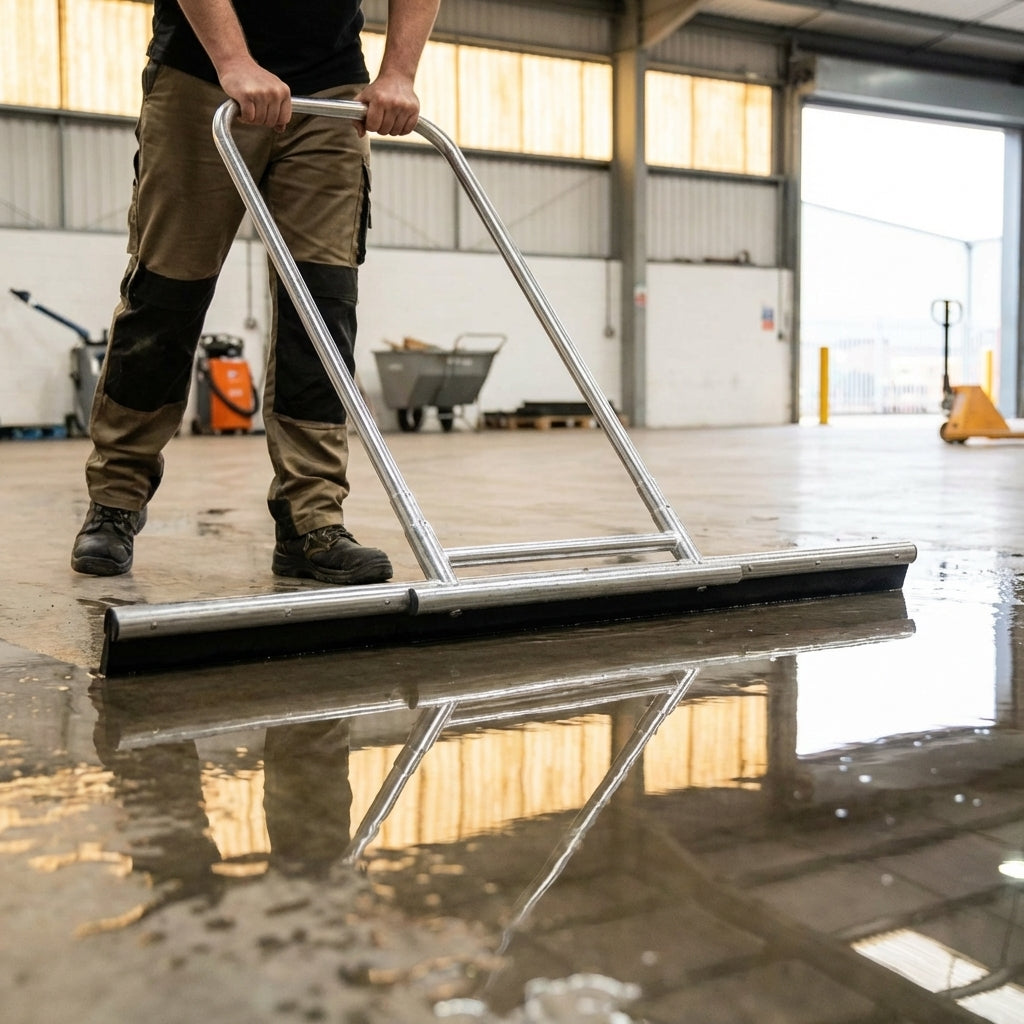 Industrial Floor Squeegee with Anodised Aluminium Handle