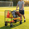 Sports Equipment Storage Trolley – Steel – Dual-Tier – School & Sports Centre Use
