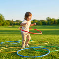 Colourful hula hoops made of high-density plastic for kids