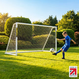 6ft x 4ft football goal post made of durable uPVC for outdoor play