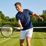 Men's T-Shirts in quick dry polyester material for sportswear