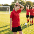 Custom sports polo shirt for girls in various colours - product detail