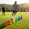 Flexible Training Cones – 4in Assorted Colours – Thermoplastic Rubber – Sports Drills