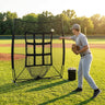 Baseball Pitchers Pocket – 9 Strike Zones – Steel/Fibreglass Frame – Portable Practice