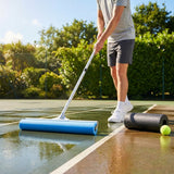 Tennis court squeegee rollers in PU Foam and Blue PVA