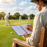 A4 Cricket Scorebook with Soft Cover and Ring-Bound Design