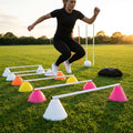 Agility Training Cone Hurdle Set in Fluorescent Colours - product detail