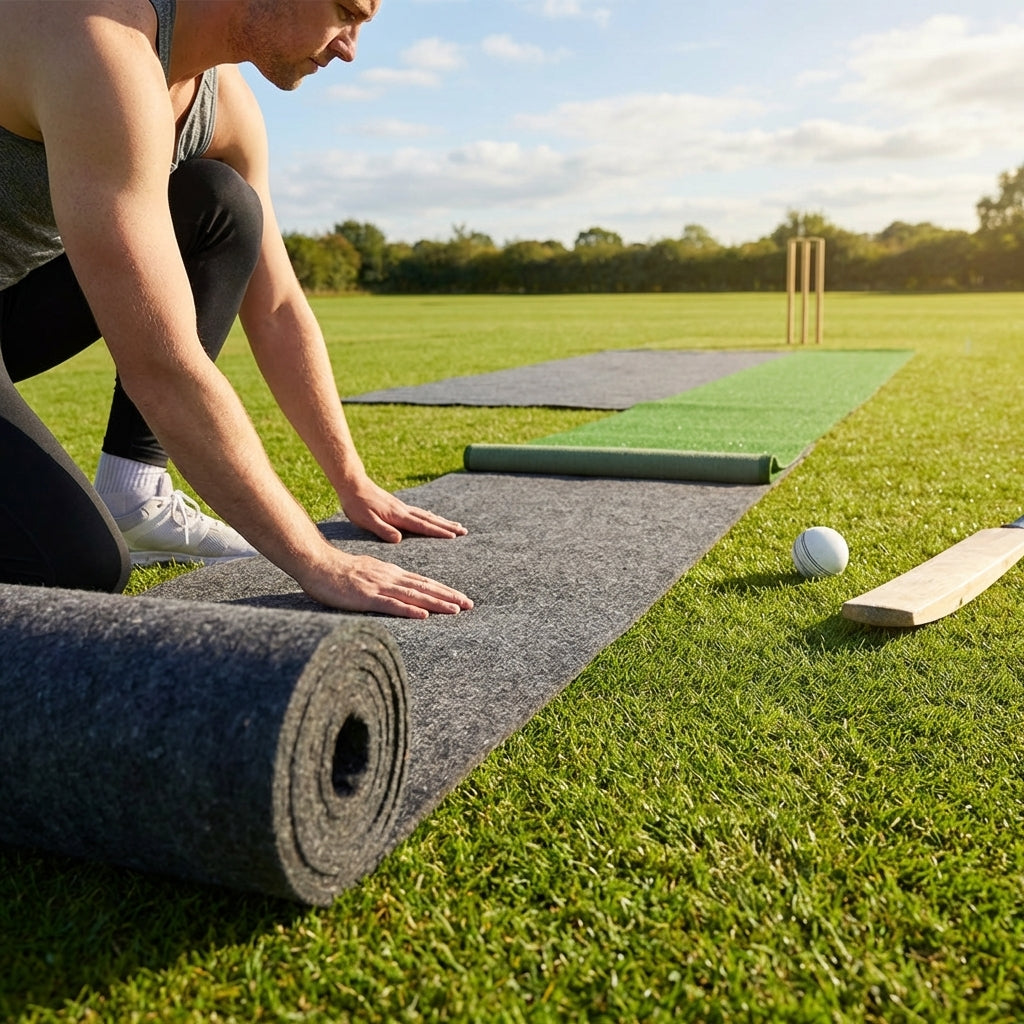 Cricket shockpad underlay for consistent ball bounce