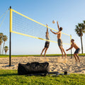 Portable volleyball set with aluminium posts for beach and regulation play - product detail