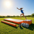 Inflatable gymnastics mat set with beam and block - product detail