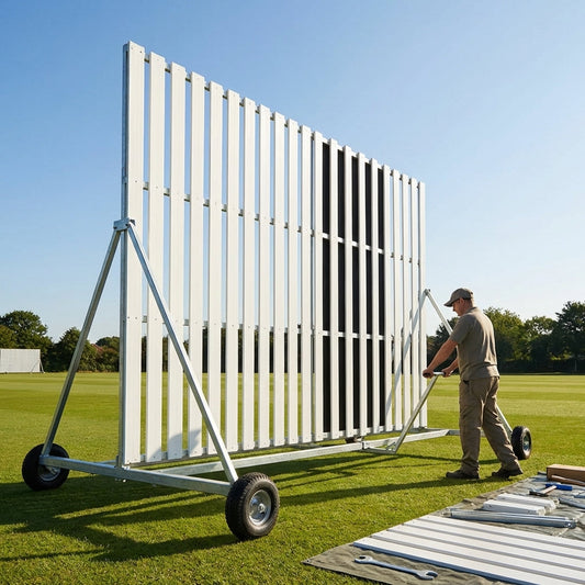 Cricket Sight Screen with galvanised steel frame for professional grounds - product detail