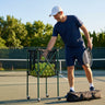Ball Caddy – 85cm/Black – Metal Frame – Tennis & Pickleball