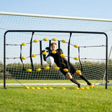 Mini ball deflector for goalkeeper training