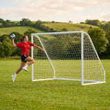 3m x 2m handball goal made of shatterproof PVC for indoor and outdoor use