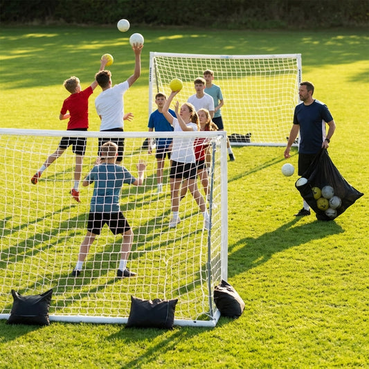 Handball goal and ball set for school sports training - product detail